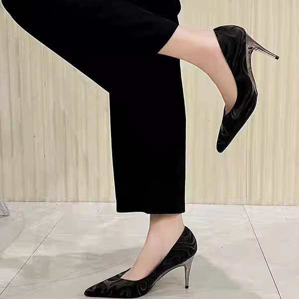 Fashion Women's Folding High Heels Thin - Image 5